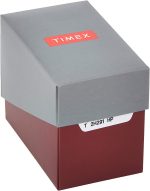 Timex Women's T20433 "Easy Reader" Gold-Tone and Black Leather Watch - Image 5